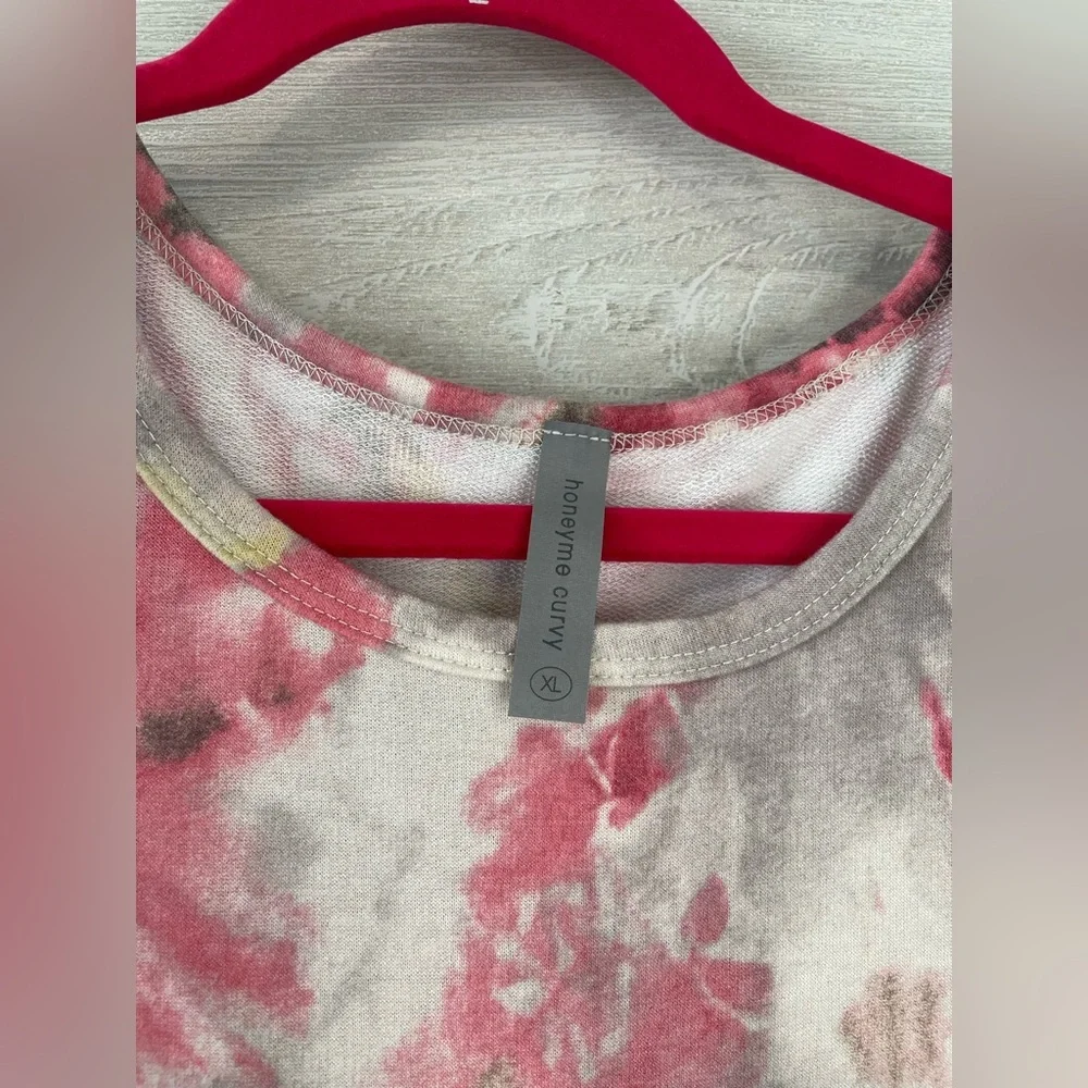 Honeyme Floral Tie-Dye Long Sleeve Top - Picture 2 of 3